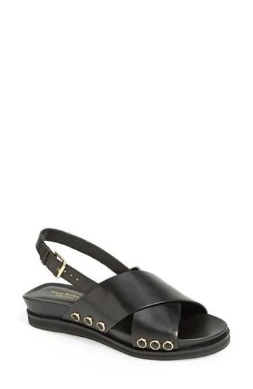 Isaac Mizrahi New York 'bianca' Sandal Black Leather