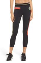 Women's P.e Nation On Deck Capri Leggings - Black