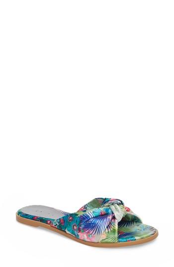 Women's Leith Nevie Knotted Slide Sandal M - Green
