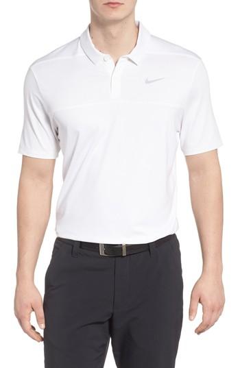 Men's Nike Golf Dry Color Polo - White