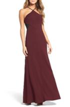 Women's Vera Wang Stretch Bias Cut Gown