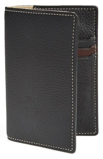 Trask 'jackson' Norwegian Elk Leather Passport Holder -