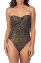 Women's La Blanca Bling It On Bandeau One-piece Swimsuit - Black