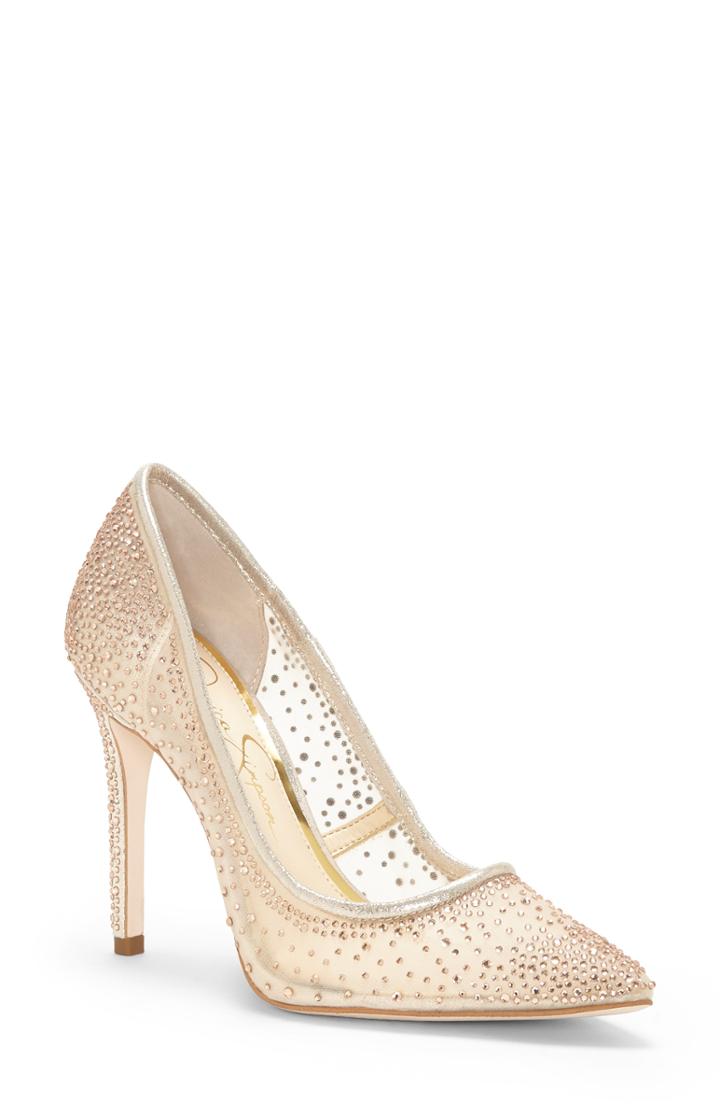 Women's Jessica Simpson Prianne Pump .5 M - Metallic