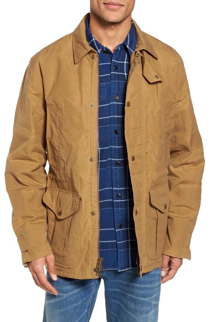 Men's Filson Polson Water Repellent Field Jacket - Brown