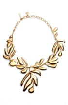 Women's Oscar De La Renta Graphic Botanic Collar Necklace