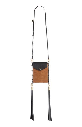 Isabel Marant Teinsy Fringed Suede Crossbody Bag - Brown
