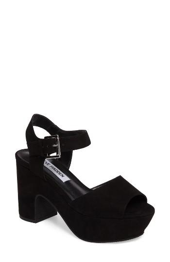 Women's Steve Madden Leni Platform Sandal M - Black