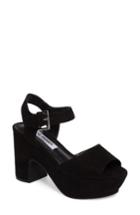 Women's Steve Madden Leni Platform Sandal M - Black