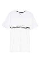 Men's Rvca Va Stripe T-shirt - White