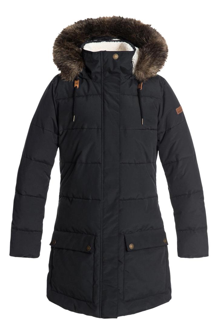 Women's Roxy Ellie Puffer Parka - Black
