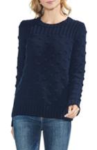 Women's Vince Camto Popcorn Stitch Cotton Sweater - Blue