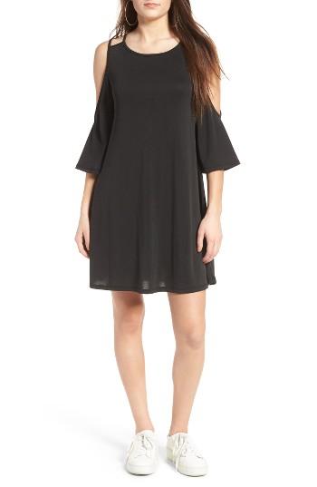 Women's Bp. Cold Shoulder Dress, Size - Black
