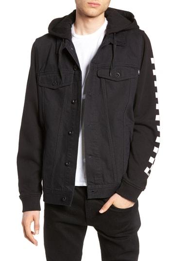 Men's Vans Winston Hybrid Trucker Jacket - Black