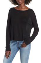 Women's Leith Lightweight Pullover Sweater, Size - Black