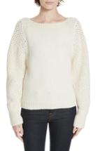 Women's Brochu Walker Cairn Alpaca Blend Sweater - Ivory