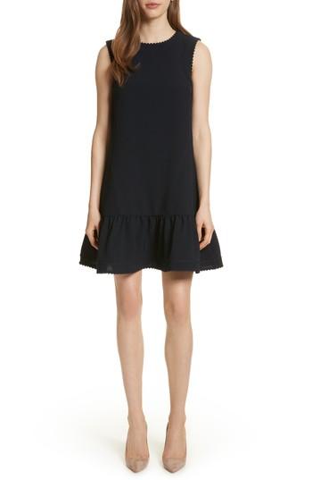 Women's Ted Baker London Ruffle Hem A-line Dress - Blue