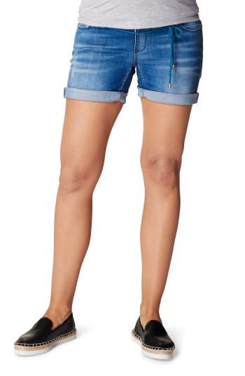 Women's Noppies Zita Maternity Jean Shorts - Blue