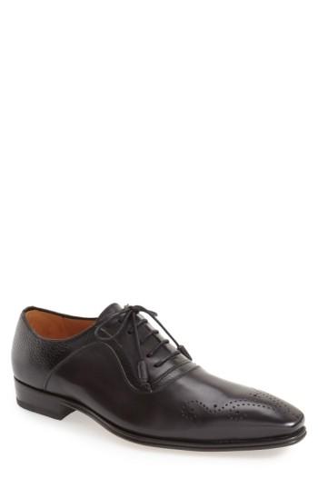 Men's Mezlan 'tito' Medallion Toe Oxford .5 M - Grey