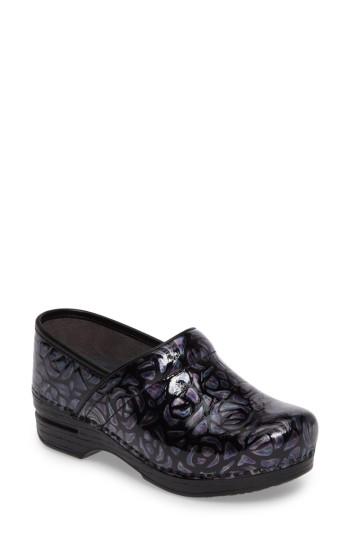 Women's Dansko 'pro Xp' Patent Leather Clog .5-8us / 38eu M - Black
