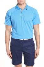 Men's Bobby Jones Raglan Performance Pique Polo - Blue