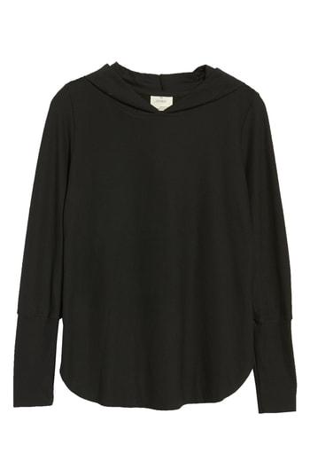 Women's Maaji Sheer Waves Onyx Long Sleeve Top