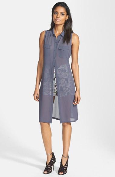 Tildon Sheer Sleeveless Tunic