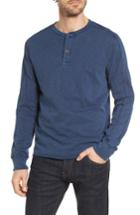 Men's Grayers Cooper Slub Long Sleeve Henley - Blue