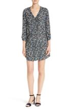 Women's Veronica Beard August Floral Print Silk Dress