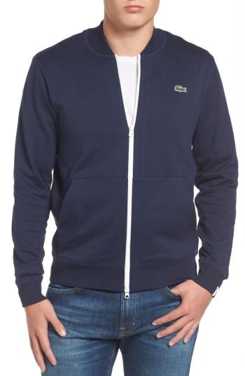 Men's Lacoste Banana Collar Zip Jacket - Blue