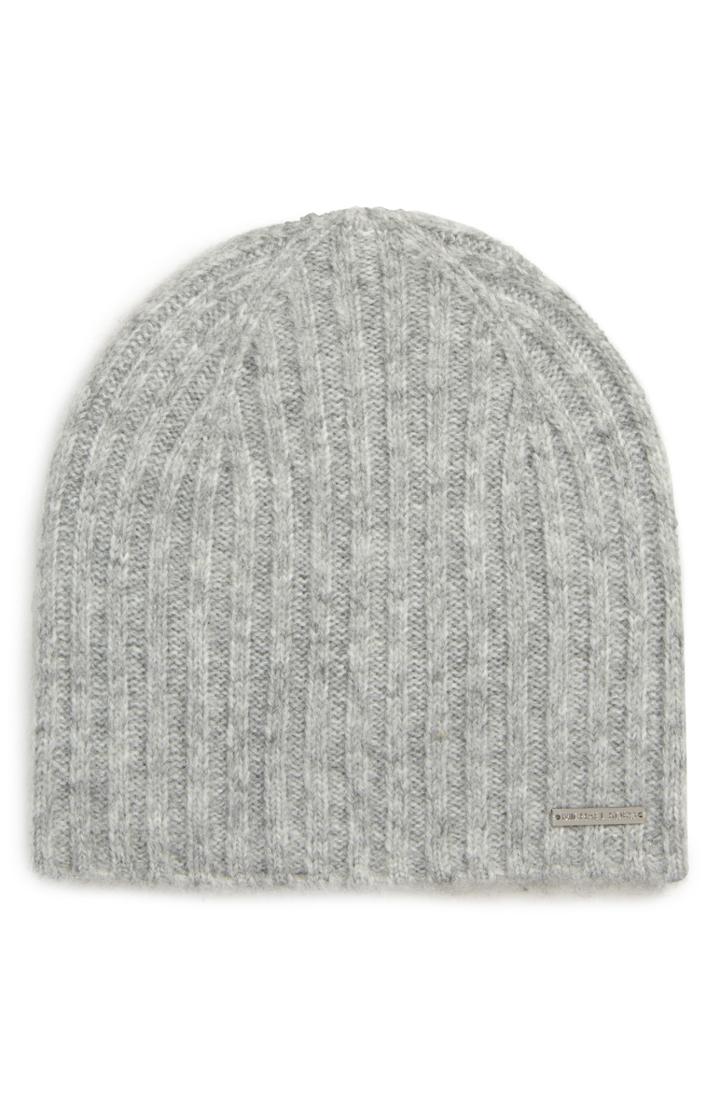 Women's Michael Michael Kors Rib Beanie - Grey
