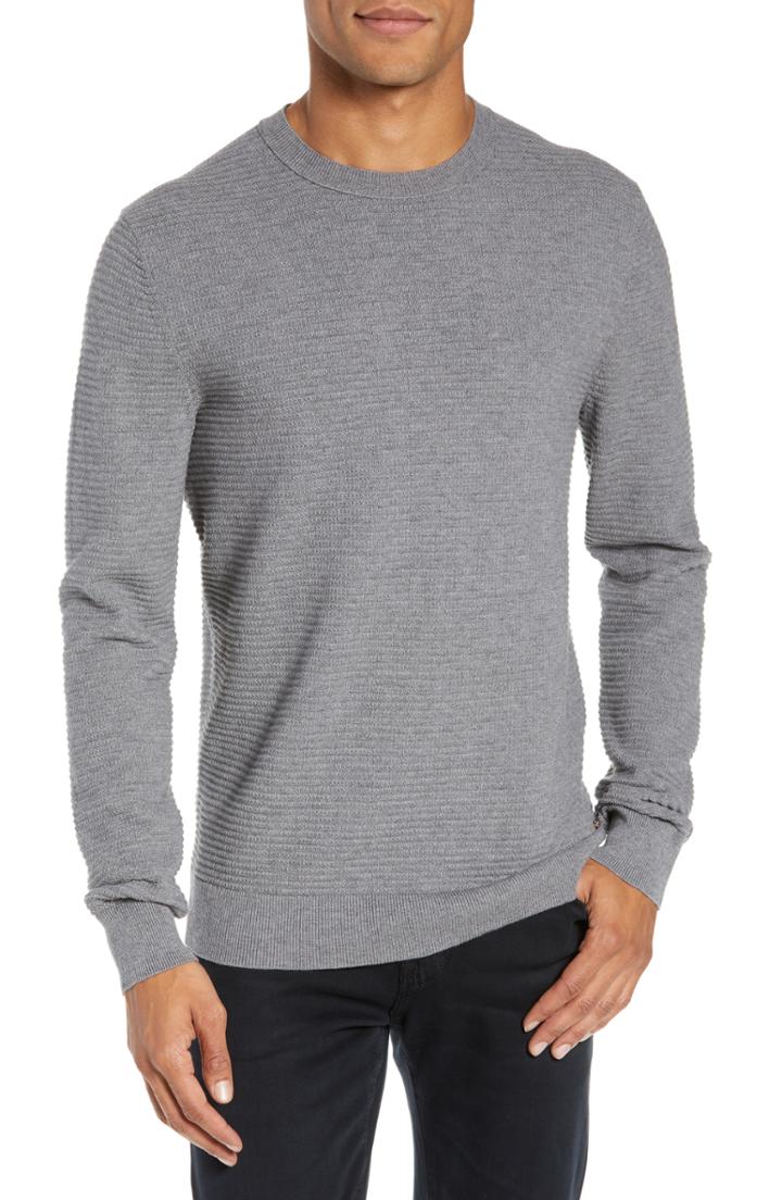 Men's Boss Kalinks Slim Fit Sweater - Grey