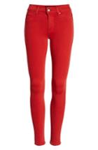 Women's Hudson Jeans Nico Coated Super Skinny Jeans - Red