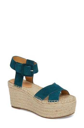 Women's Marc Fisher Ltd 'randall' Platform Wedge .5 M - White
