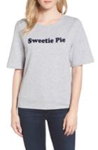Women's Draper James Sweetie Pie Sweatshirt - Grey
