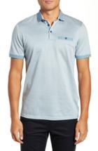 Men's Ted Baker London Munsan Slim Fit Short Sleeve Polo (s) - Blue