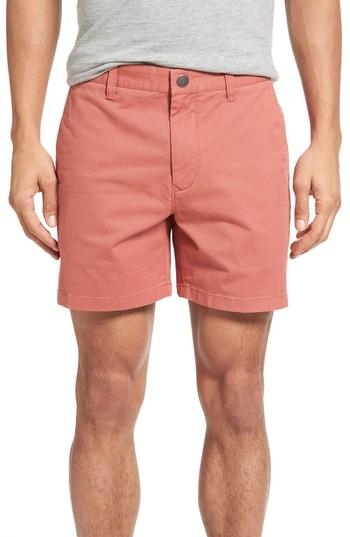 Men's Bonobos Stretch Washed Chino 5-inch Shorts - Coral