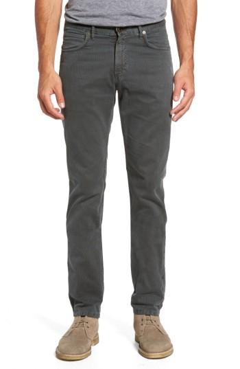 Men's Billy Reid Slim Straight Fit Corduroy Pants - Green