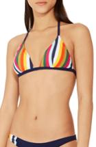 Women's Tory Burch Stripe Bikini Top - Blue