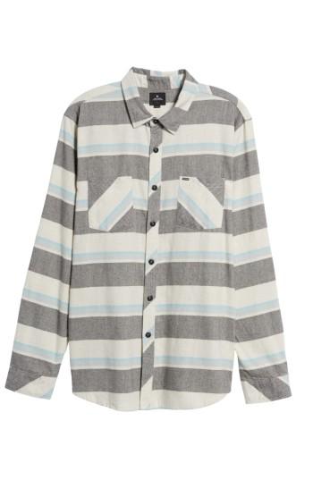 Men's Rip Curl Seager Flannel Shirt - Black