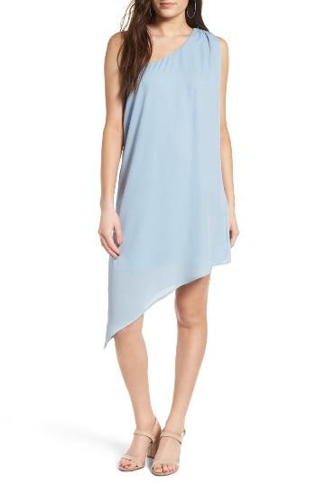 Women's Dee Elly One-shoulder Shift Dress - Blue