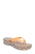 Women's Tory Burch Wedge Flip Flop M - Pink