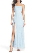 Women's Fame And Partners The Adella Lace Gown - Blue
