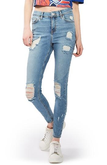 Women's Topshop Jamie Super Ripped Skinny Jeans