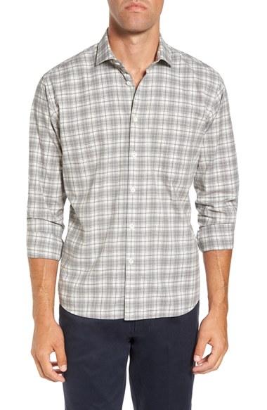 Men's Billy Reid John T Standard Fit Plaid Sport Shirt