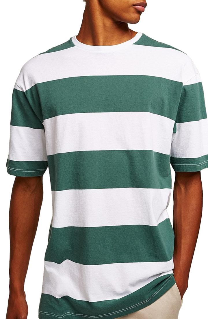 Men's Topman Wide Stripe Classic Fit T-shirt