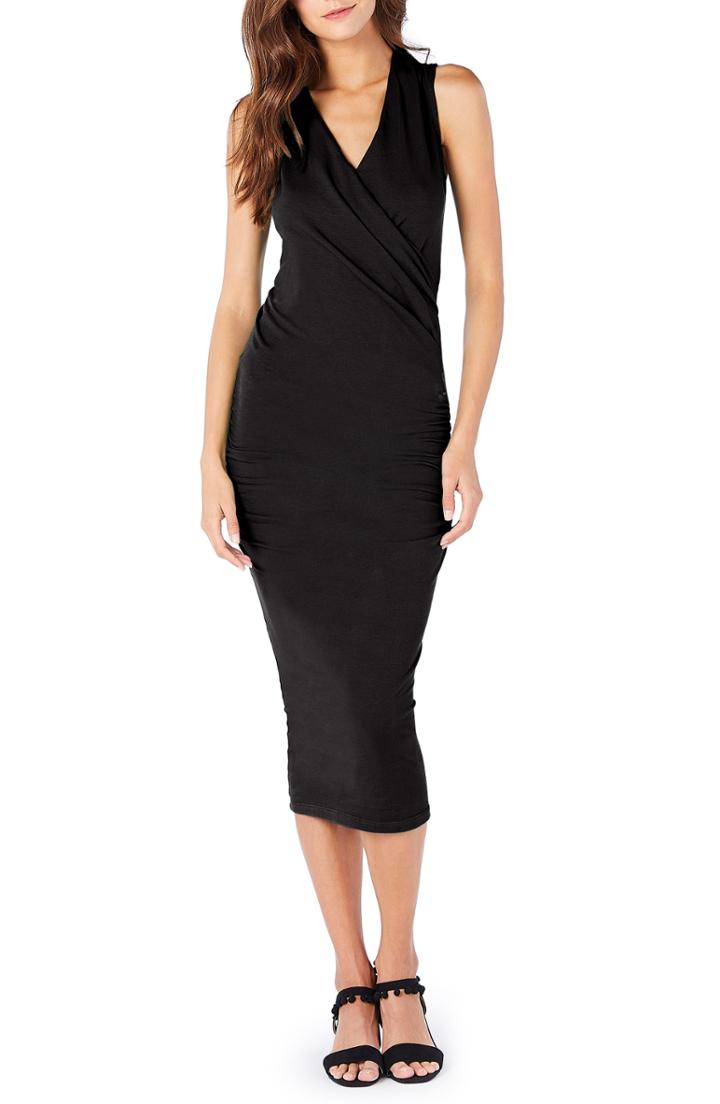 Women's Michael Stars Faux Wrap Midi Dress