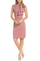 Women's Harper Rose Tie Neck Sheath Dress - Pink
