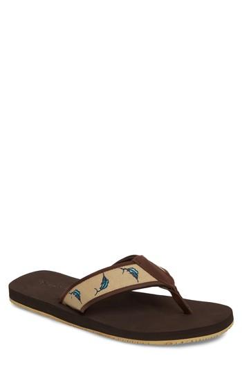 Men's Tommy Bahama Allegro Flip Flop M - Beige