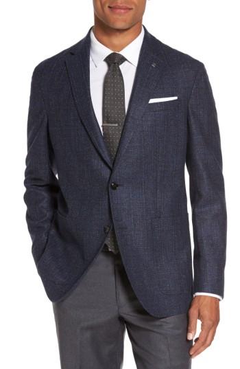 Men's Ted Baker London Kyle Trim Fit Wool Blend Blazer S - Blue
